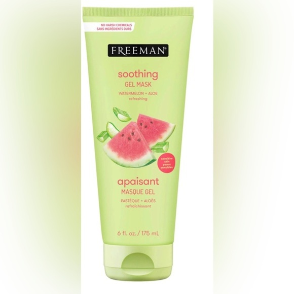 2 FREEMAN Soothing Watermelon & Aloe Gel Facial Masks new - Picture 7 of 7